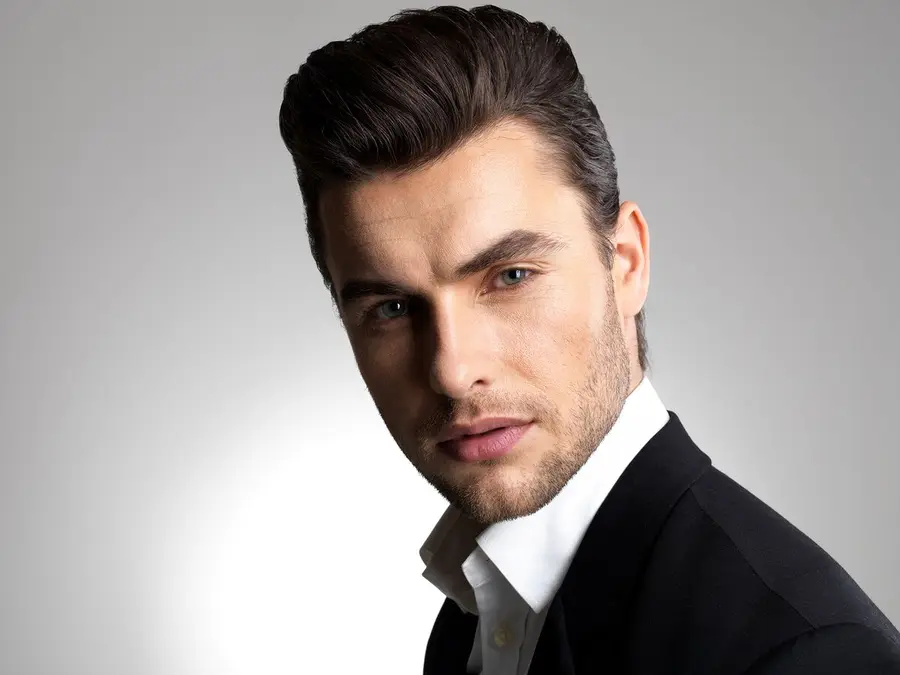 Styled hair model for private salon services